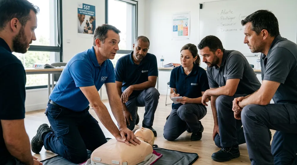 Entraînement aux gestes de réanimation cardiopulmonaire à Blanquefort Entraînement aux gestes de réanimation cardiopulmonaire à Blanquefort